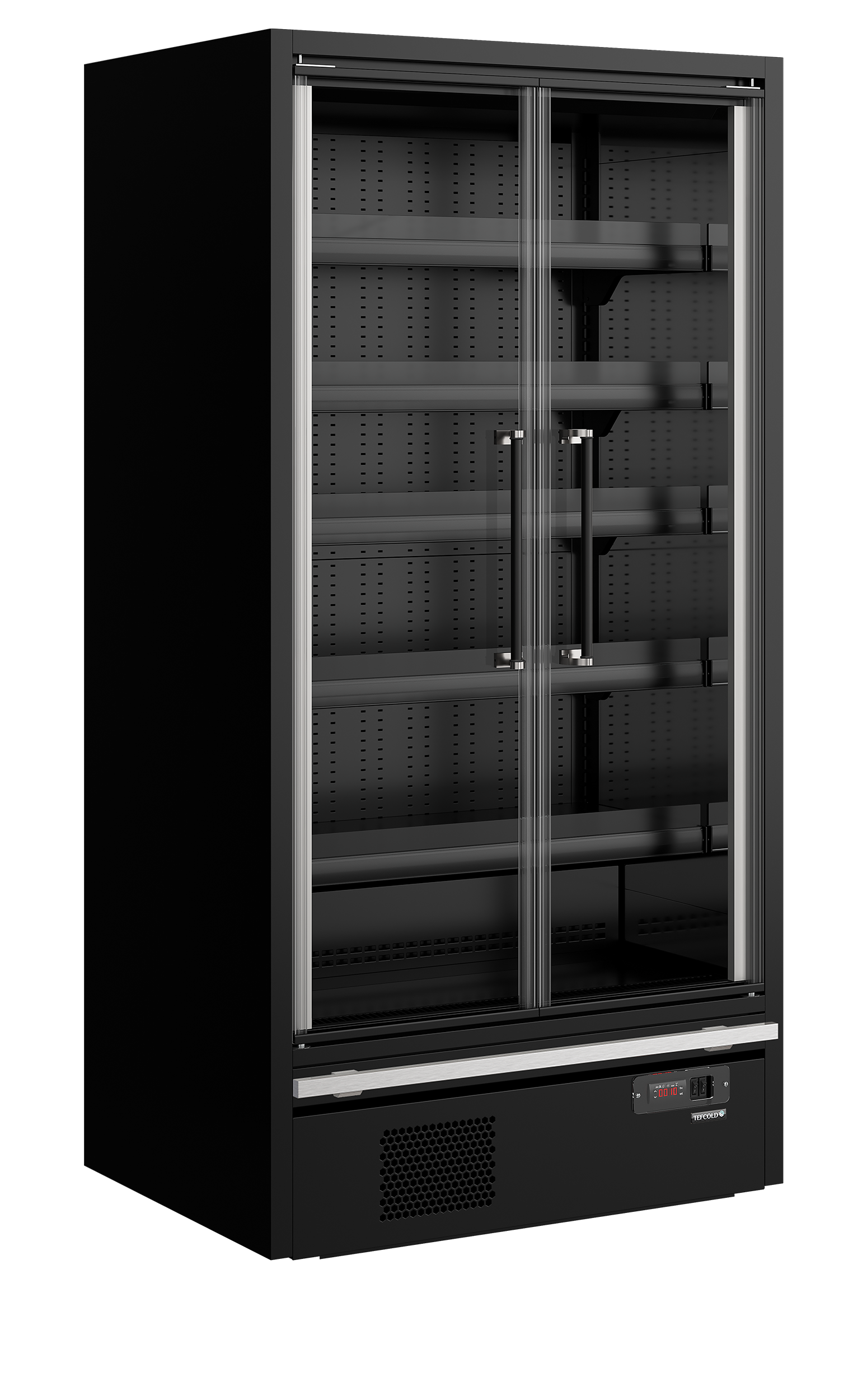 Vitrine réfrigérée pour supermarché - TEFCOLD - GALAXY-GP10FGD-BLACK-43813 by TEFCOLD