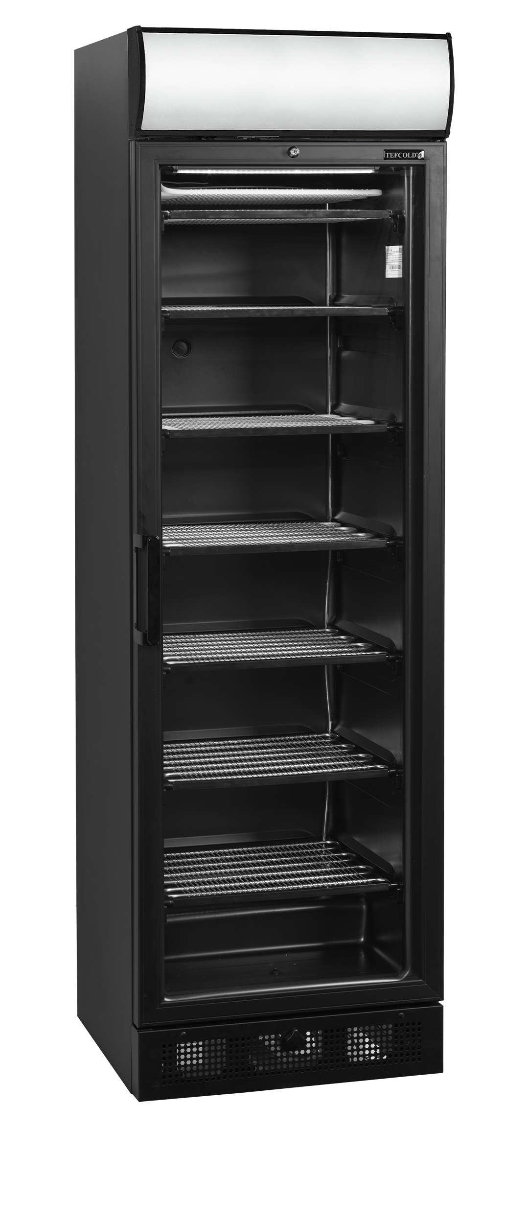 Congélateur vitré noir - TEFCOLD - UFSC371GCP-BLACK-49561 by TEFCOLD