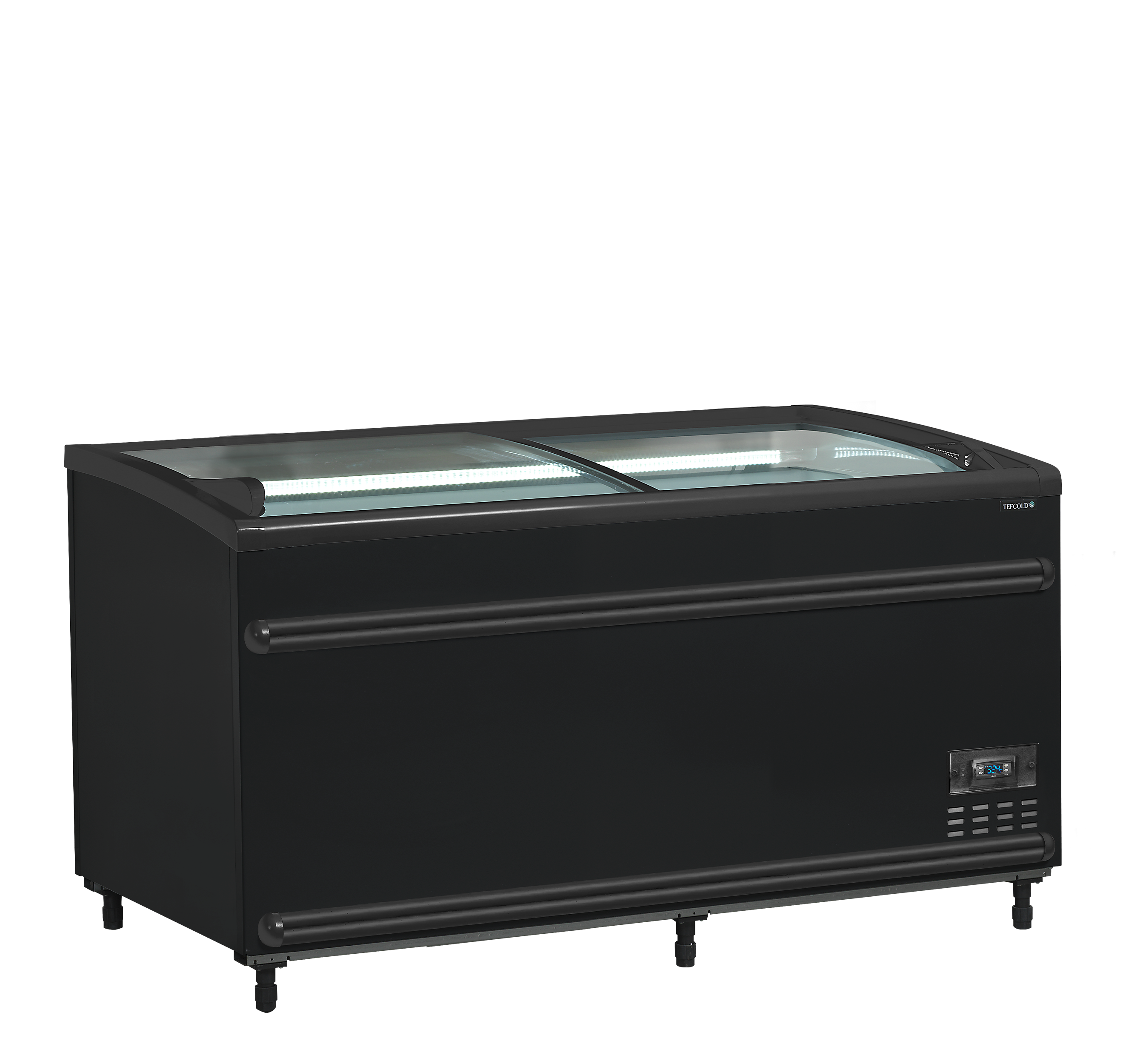 Congélateur réfrigérateur de supermarché Bi température noir - TEFCOLD - SFI145B-CF-VS-41052 by TEFCOLD