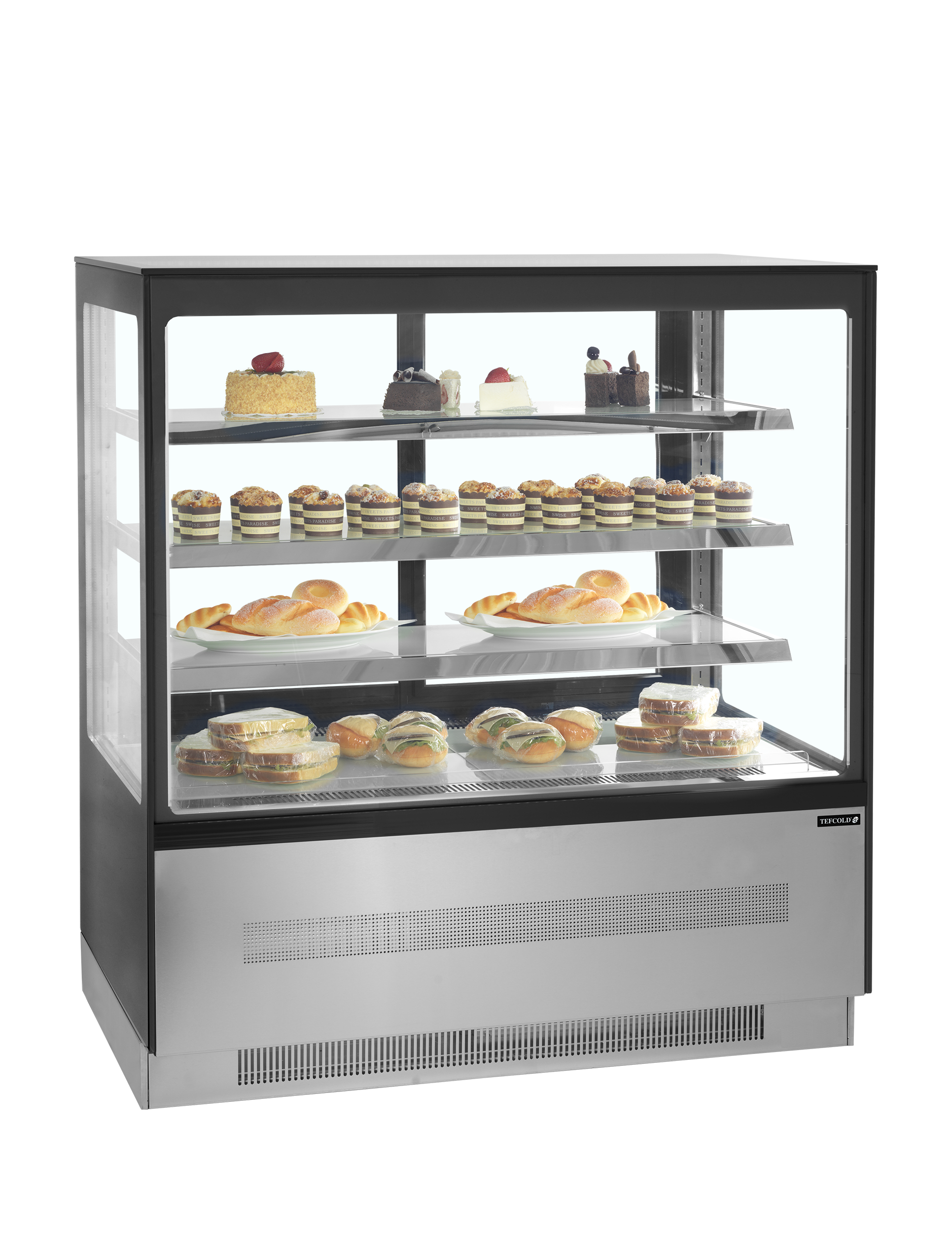 Vitrine d'exposition Led - TEFCOLD - LPD903F-BLACK-31536 by TEFCOLD