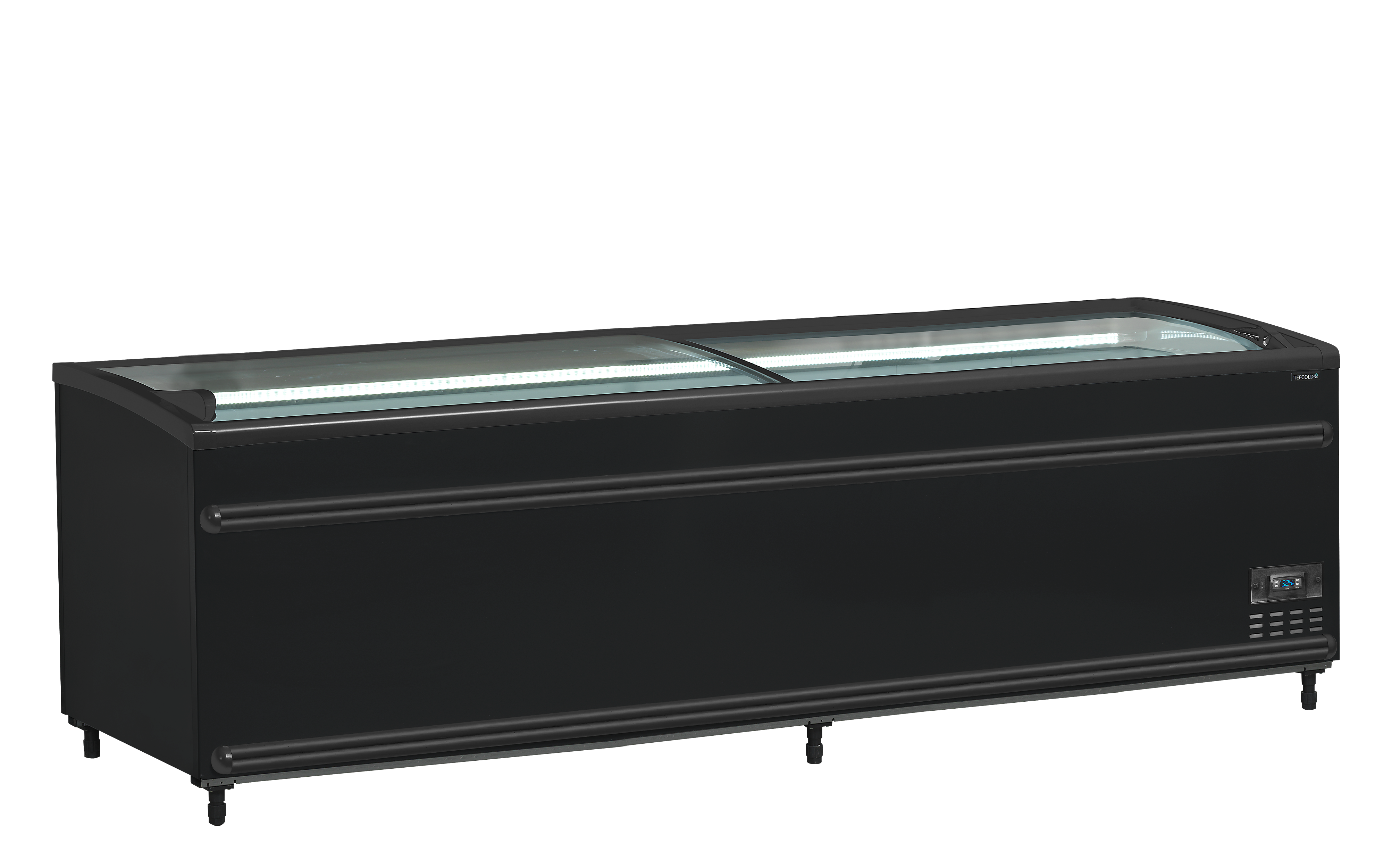 Congélateur réfrigérateur de supermarché Bi température noir - TEFCOLD - SFI250B-CF-VS-41064 by TEFCOLD