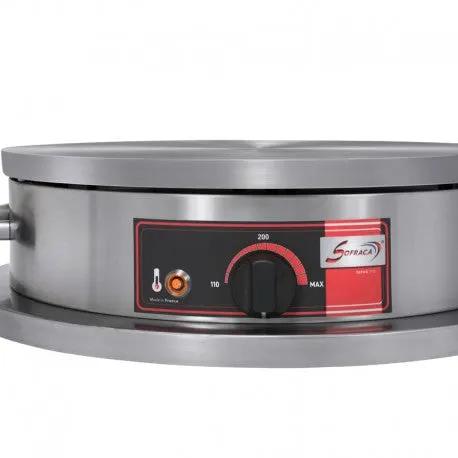 Crêpière électrique foraine professionnelle à usage intensif - Diamètre 40 cm - CR1RE40 Sofraca by Sofraca