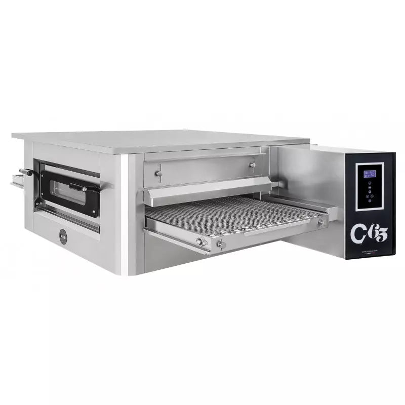 Four convoyeur électrique pizza pain pâtisserie 75 pizzas de Ø 30 cm par heure - Prismafood by Prismafood