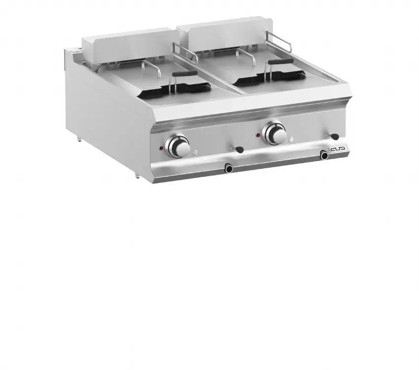 Friteuse professionnel electrique 2 cuves a poser domina pro 700 - FRBE77T - MBM by MBM