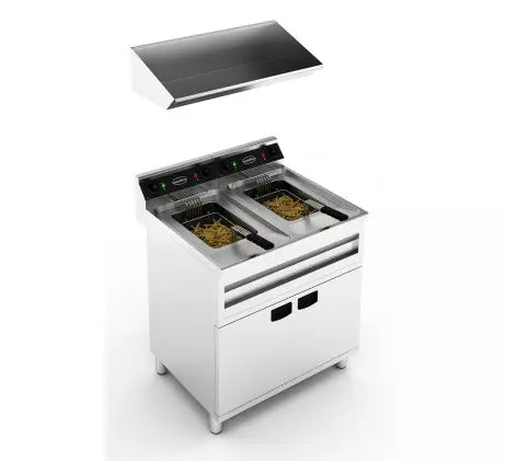 FRITEUSE ÉLECTRIQUES 2X12L 2X6KW - 7455.0960 - Combisteel