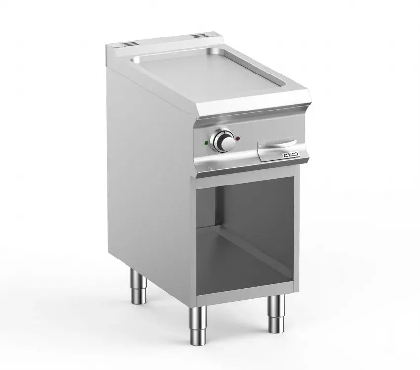 Plaque a snack professionnel electrique sur soubassment libre plaque lisse domina pro 700 - MBM- by MBM