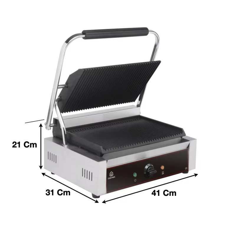 Grill panini en inox - PGMA - Cuistance