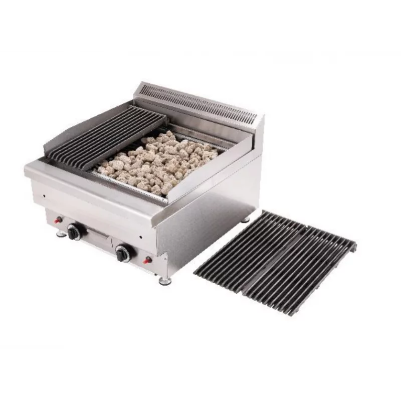 Grill charcoal à gaz 2 brûleurs - GCHD600 - Cuistance