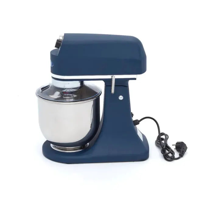 Batteur Mélangeur planétaire - 7 L - 11 vitesses - jusqu'à 2 kg de pâte - bleu acier mat by Maxima