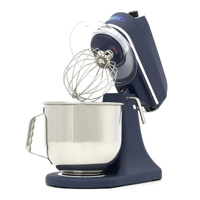 Batteur Mélangeur planétaire - 7 L - 11 vitesses - jusqu'à 2 kg de pâte - bleu acier mat by Maxima