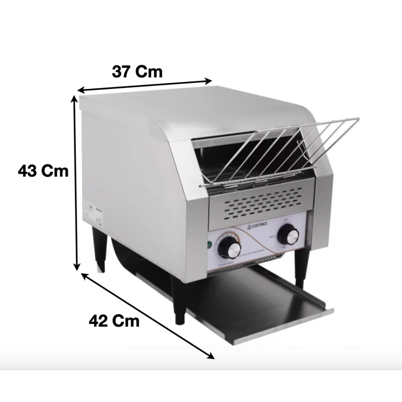 Toaster convoyeur L370 mm - CT2 - Cuistance