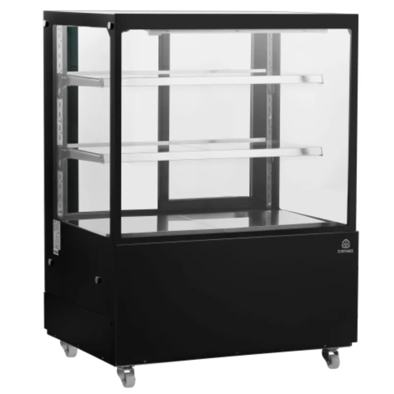 Vitrine réfrigérée panoramique Noir éclairage led L 1215mm - VP1200 - Cuistance