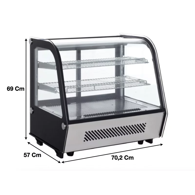 Vitrine réfrigérée de comptoir 120 L by Cuistance