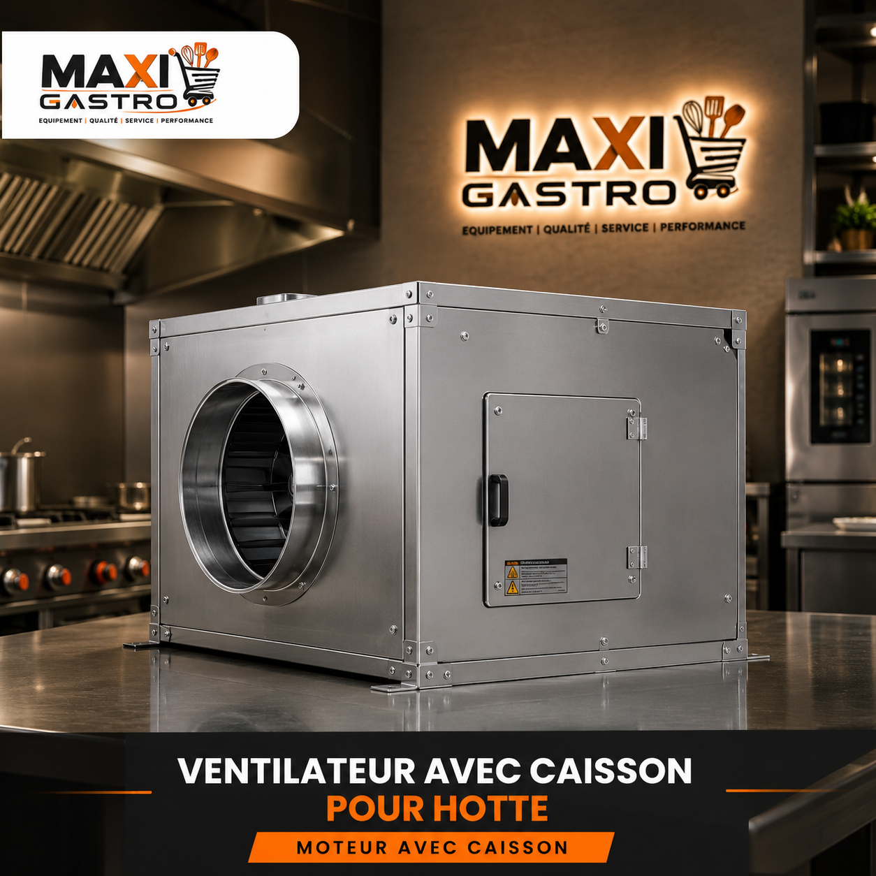 MOTEUR DE HOTTE AVEC CAISSON