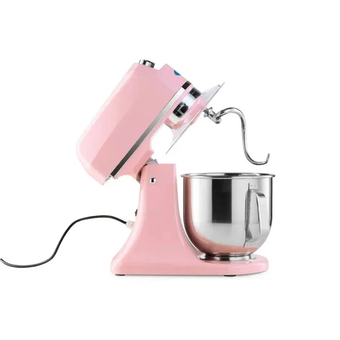 Batteur Mélangeur planétaire - 7 L - 11 vitesses - jusqu'à 2 kg de pâte - rose by Maxima