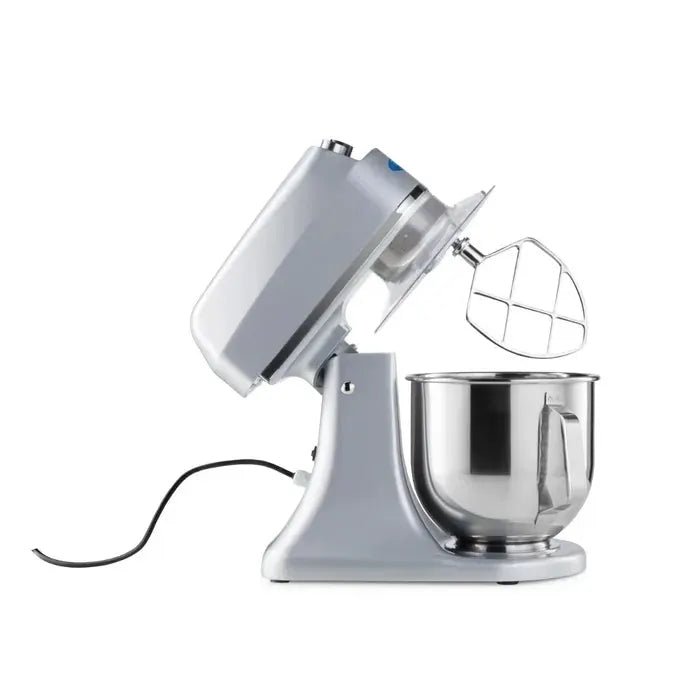 Batteur Mélangeur planétaire - 7 L - 11 vitesses - jusqu'à 2 kg de pâte - argent by Maxima