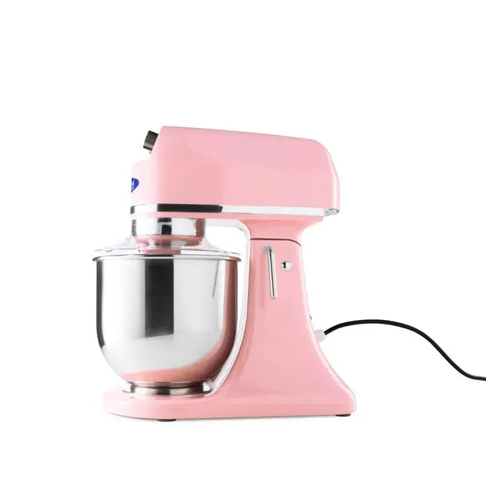Batteur Mélangeur planétaire - 7 L - 11 vitesses - jusqu'à 2 kg de pâte - rose by Maxima