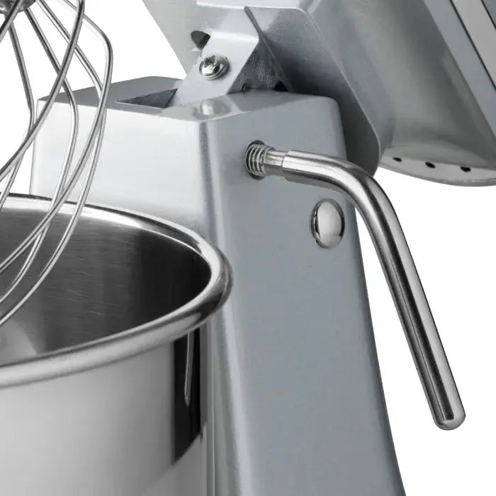 Batteur Mélangeur planétaire - 7 L - 11 vitesses - jusqu'à 2 kg de pâte - argent by Maxima