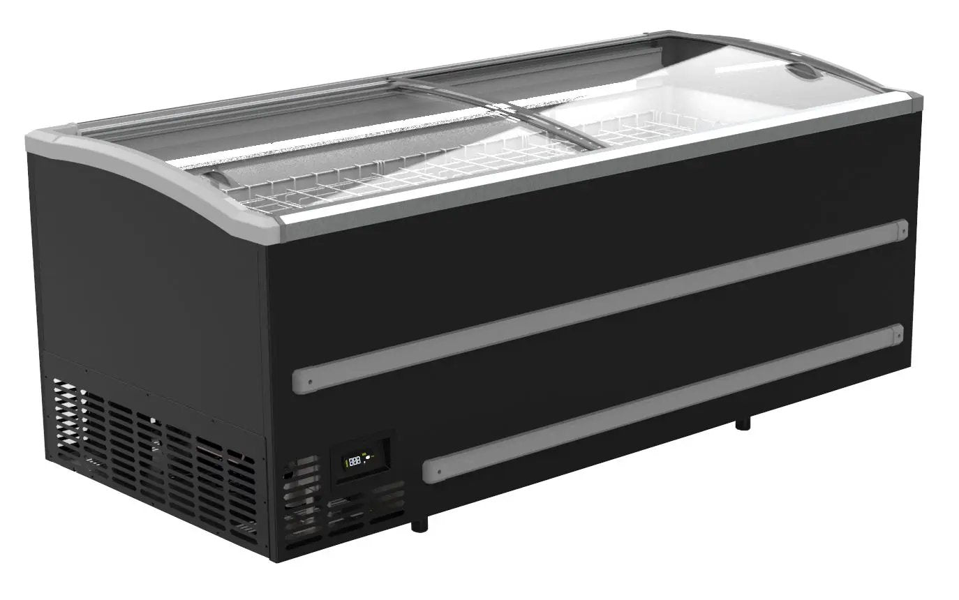 CONGÉLATEUR BAHUT POUR SUPERMARCHÉ NOIR 2125 DÉGIVRAGE AUTOMATIQUE 7072.0110  Combisteel