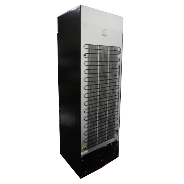 RÉFRIGÉRATEUR 1 PORTE EN VERRE NOIR AVEC CANOPY SVE-450 BLC - 7086.0010 - Combisteel