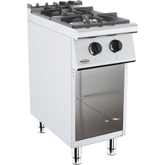 BASE 700 CUISINIERE A GAZ 2 BR 7178.0400 Combisteel