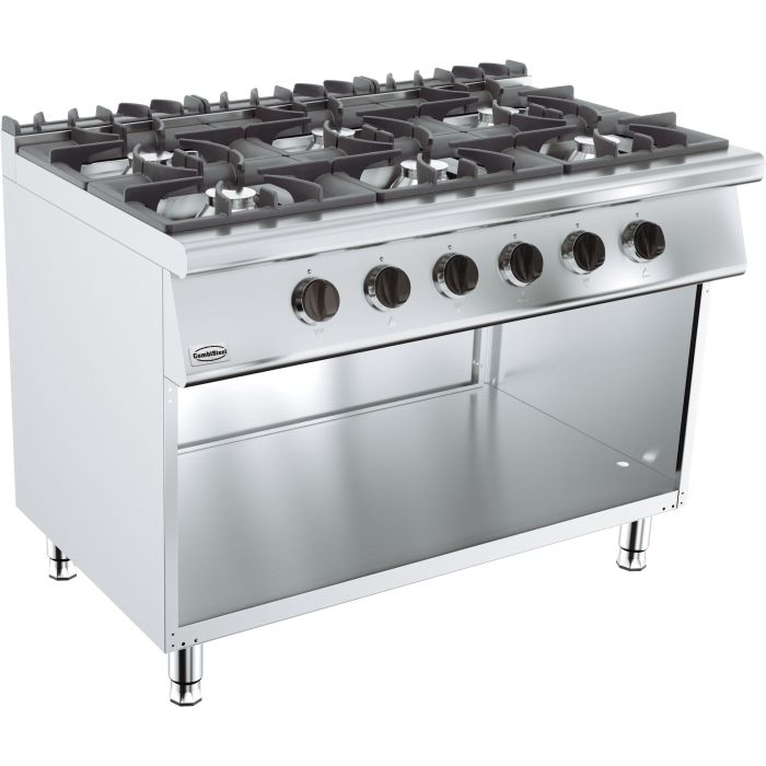 BASE 700 CUISINIERE A GAZ 6 BR 7178.0410 Combisteel