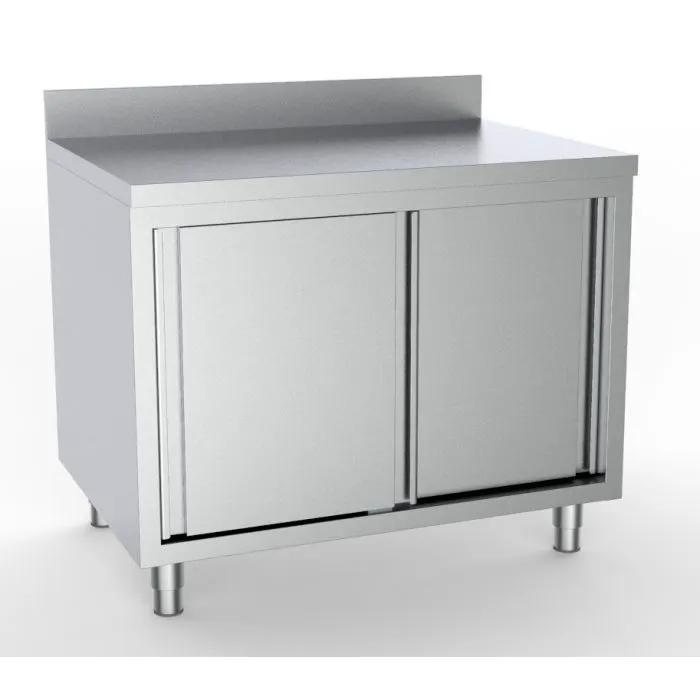 700 PLAN DE TRAVAIL PORTES COULISSTANTES BORD RELEVÉ 1200 - 7333.0238 - Combisteel by Combisteel