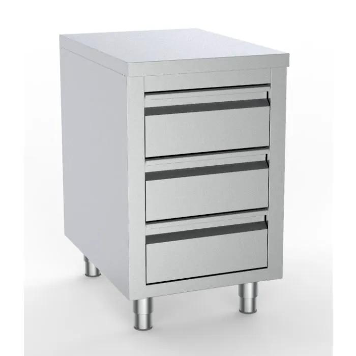 700 TABLE DE TRAVAIL AVEC 3 TIROIRS 500 - 7333.0280 - Combisteel