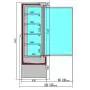 CHAMBRE FROIDE MURALE JAMIE 2 PORTES 1.3 7350.0050 Combisteel
