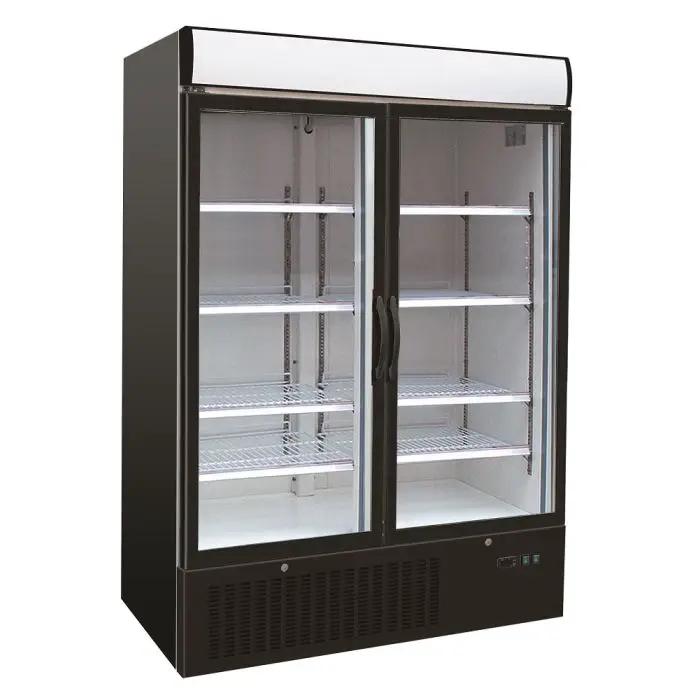 RÉFRIGÉRATEUR 2 PORTES EN VERRE 7450.0140 Combisteel