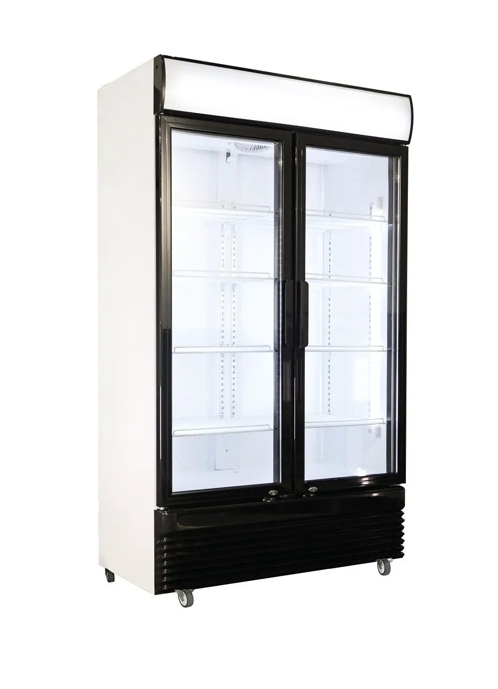 RÉFRIGÉRATEUR 2 PORTES EN VERRE BEZ-780 GD 7455.1392 Combisteel