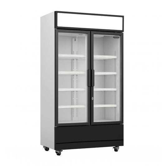 RÉFRIGÉRATEUR 2 PORTES EN VERRE FCU-750  7455.2105 Combisteel