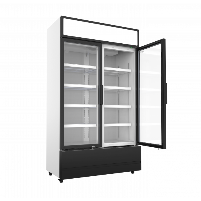 RÉFRIGÉRATEUR 2 PORTES EN VERRE FCU-750  7455.2105 Combisteel