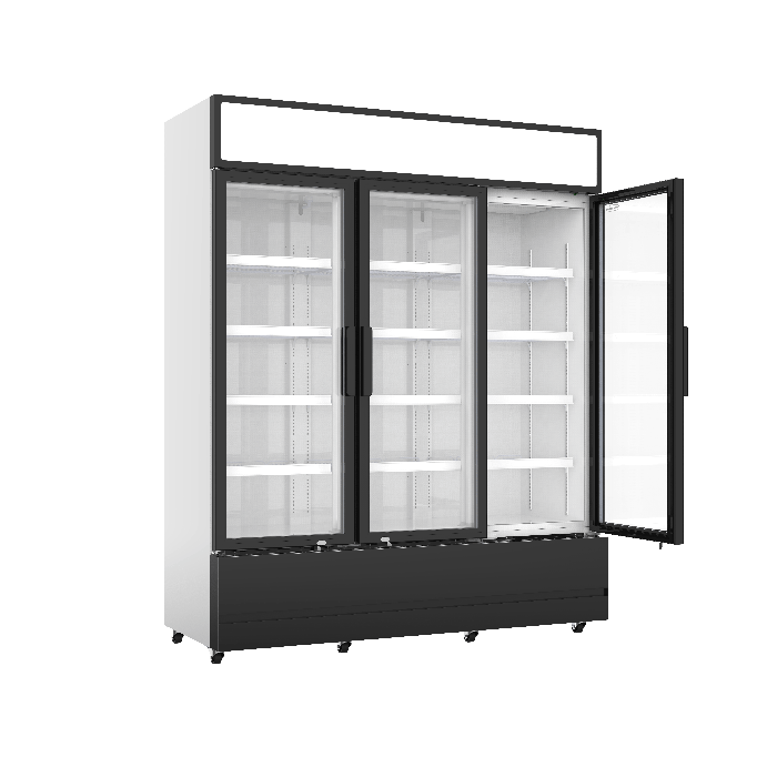 RÉFRIGÉRATEUR 3 PORTES EN VERRE FCU-1200 7455.2110 Combisteel by Combisteel