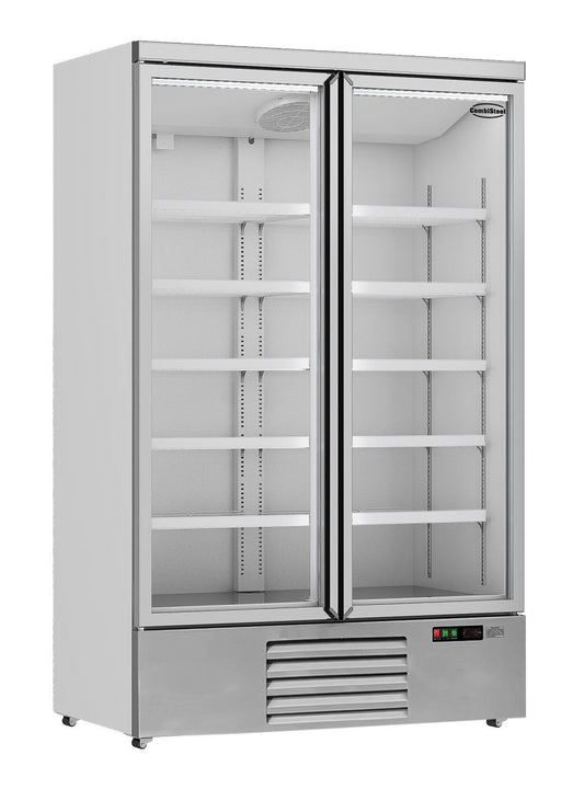 CONGÉLATEUR 2 PORTES EN VERRE JDE-1000F