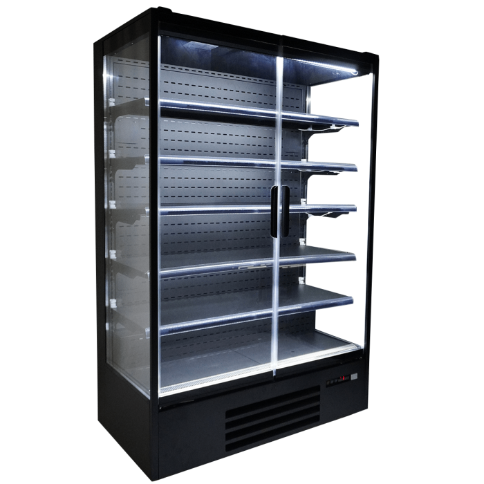 Vitrine réfrigérée pour supermarché - Galaxy+ GP14FGD Black - Tefcold