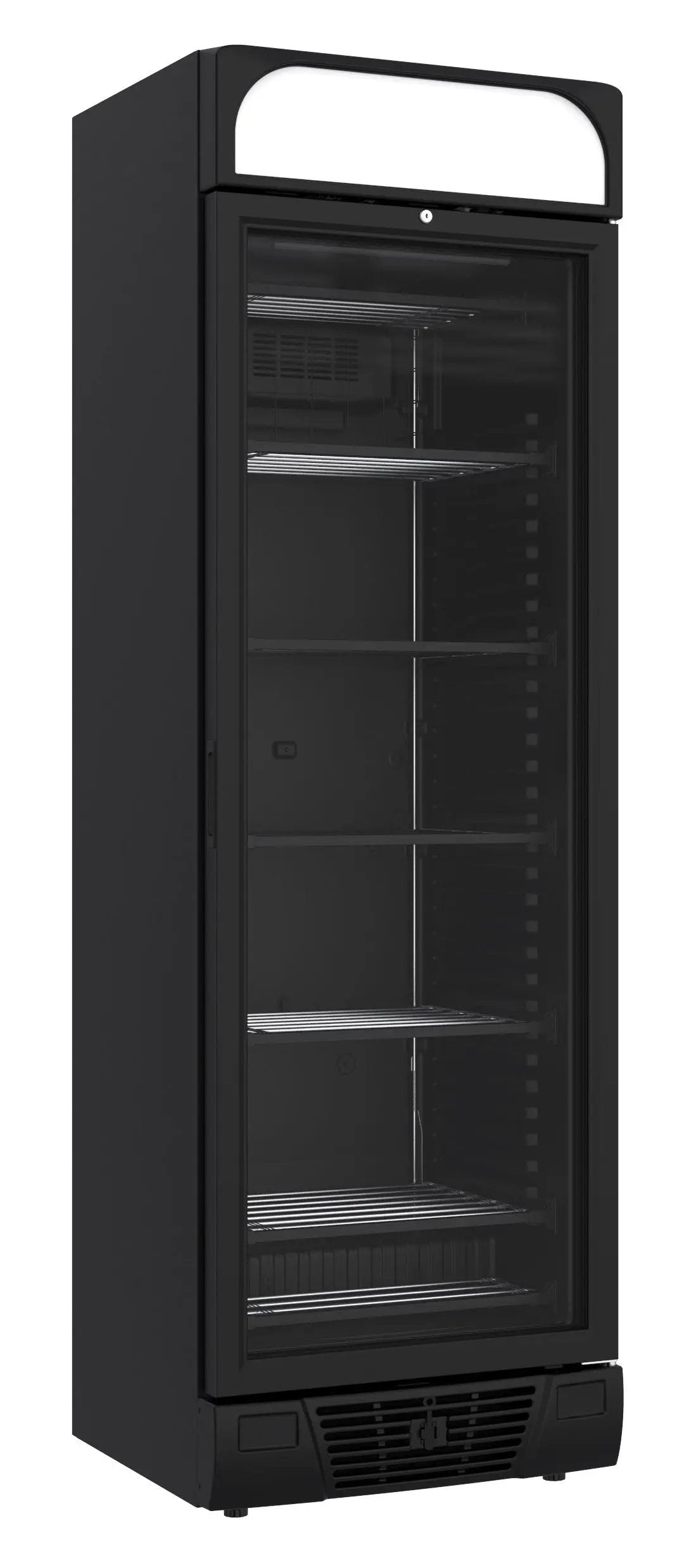 CONGÉLATEUR 1 PORTE EN VERRE NOIR 382L 7464.0060 Combisteel by Combisteel