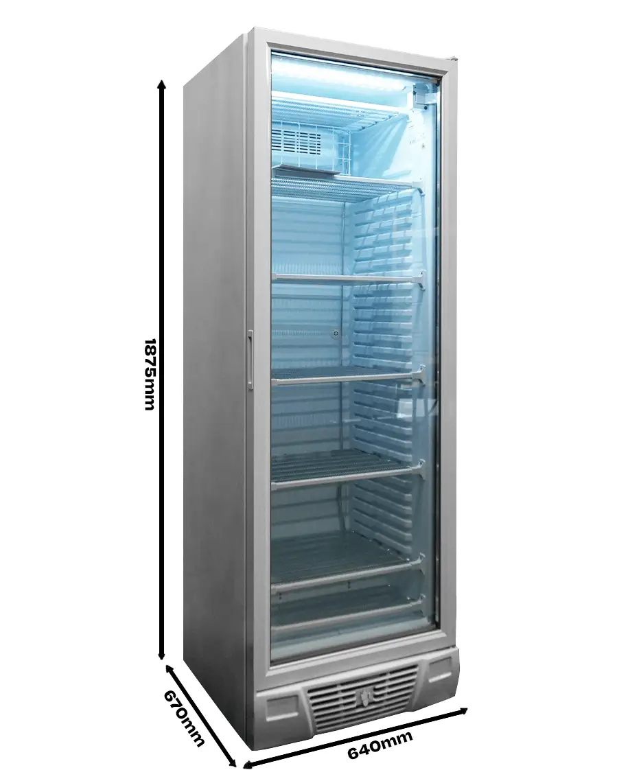 CONGÉLATEUR 1 PORTE EN VERRE 382L 7464.0062 Combisteel by Combisteel
