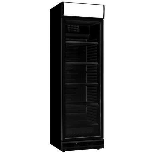 RÉFRIGÉRATEUR 1 PORTE EN VERRE NOIR  7464.0090 Combisteel
