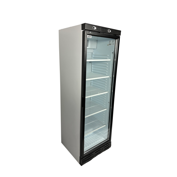 RÉFRIGÉRATEUR 1 PORTE EN VERRE 382L 7464.0095 Combisteel