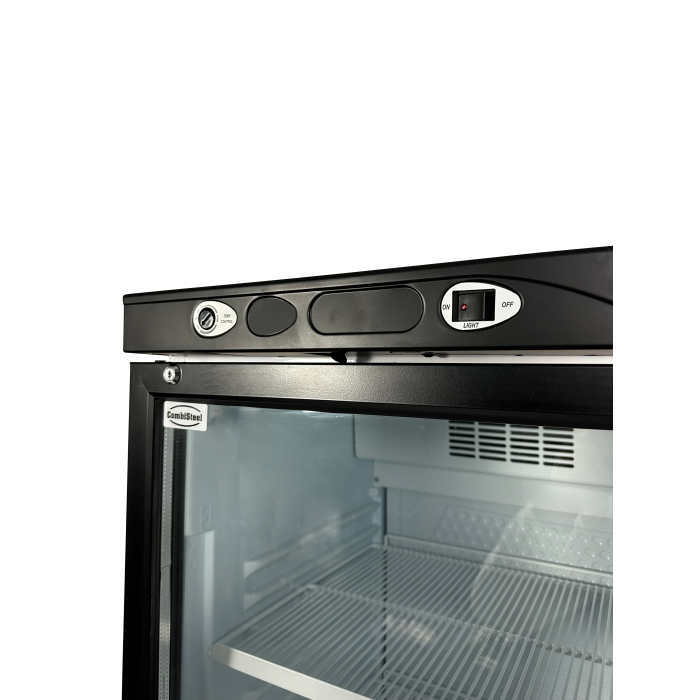 RÉFRIGÉRATEUR 1 PORTE EN VERRE 382L 7464.0095 Combisteel