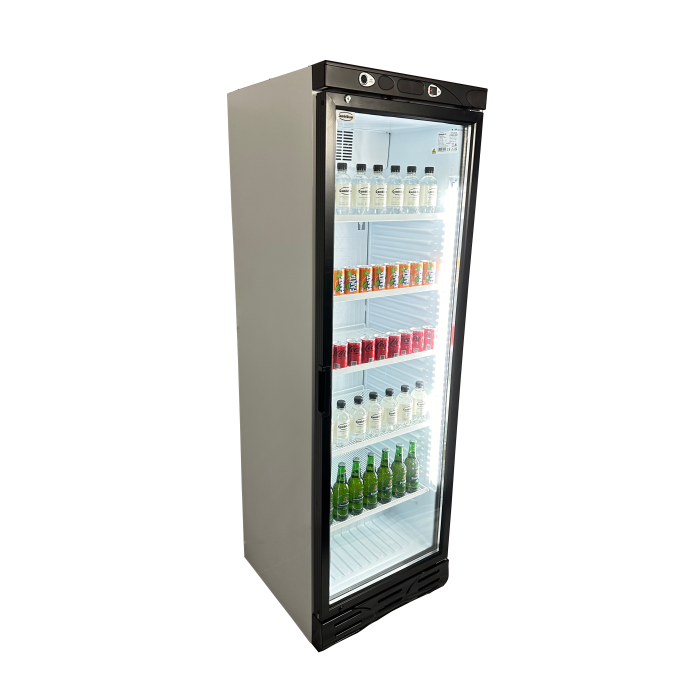 RÉFRIGÉRATEUR 1 PORTE EN VERRE 382L 7464.0095 Combisteel