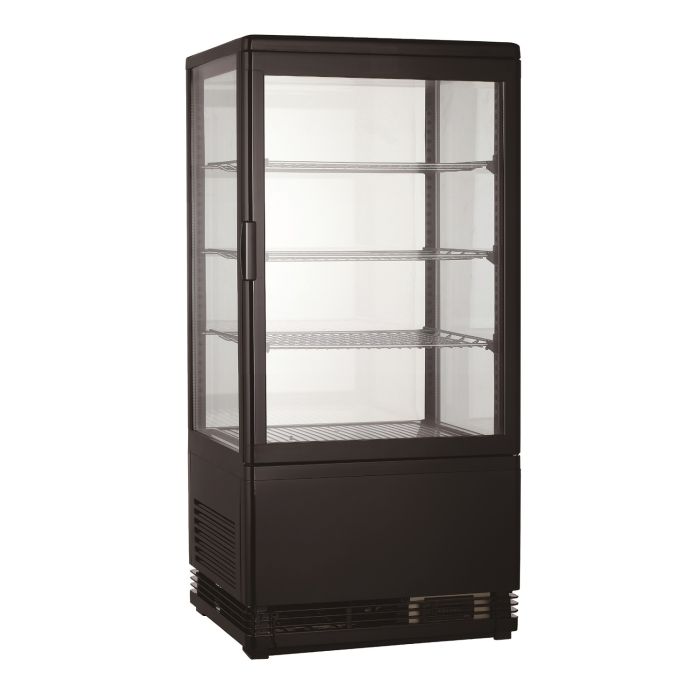 VITRINE RÉFRIGÉRATÉE 78L NOIR - 7487.0175 - Combisteel