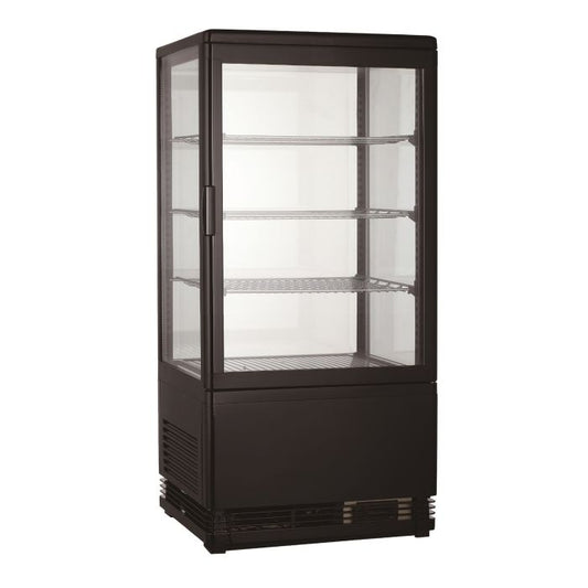 VITRINE RÉFRIGÉRATÉE 78L NOIR - 7487.0175 - Combisteel