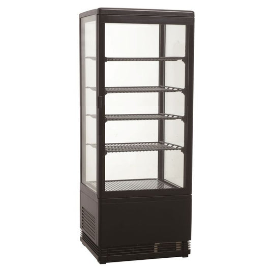 VITRINE RÉFRIGÉRATÉE 98L NOIR - 7487.0180 - Combisteel