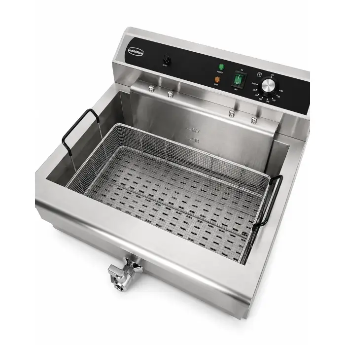 FRITEUSE POSABLE ÉLECTRIQUE 25L - AVEC ROBINET DE VIDANGE - 7518.0210 - combisteel by Combisteel