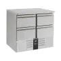 TABLE RÉFRIGÉRÉE 4 TIROIRS - 7950.0110 - Combisteel