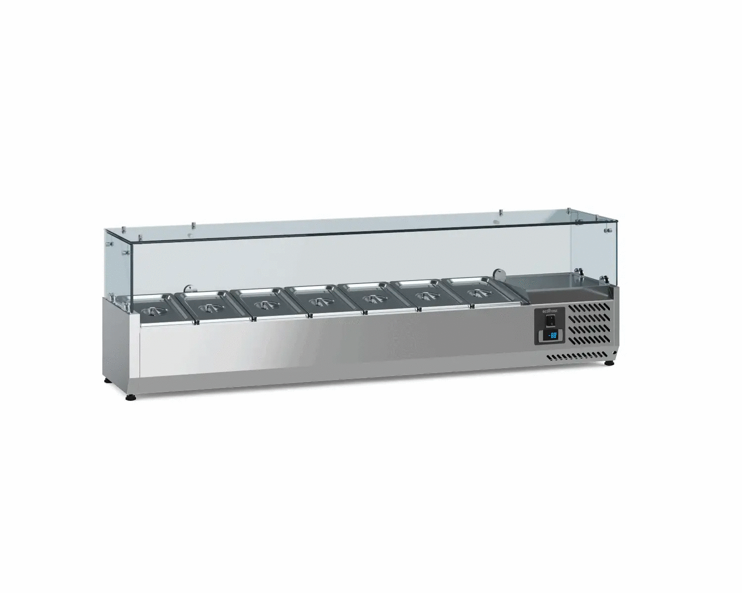 PUITS RÉFRIGÉRATÉE 1/4 GN x 7 - 7950.5119 - Ecofrost by Ecofrost