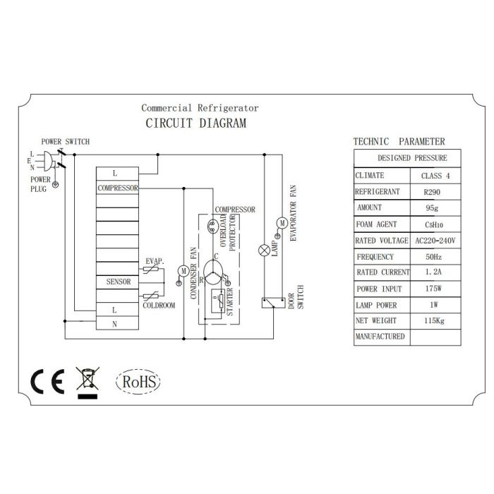 RÉFRIGÉRATEUR STATIQUE EN ACIER INOXYDABLE 600 L - 7950.5200 - Ecofrost by Ecofrost