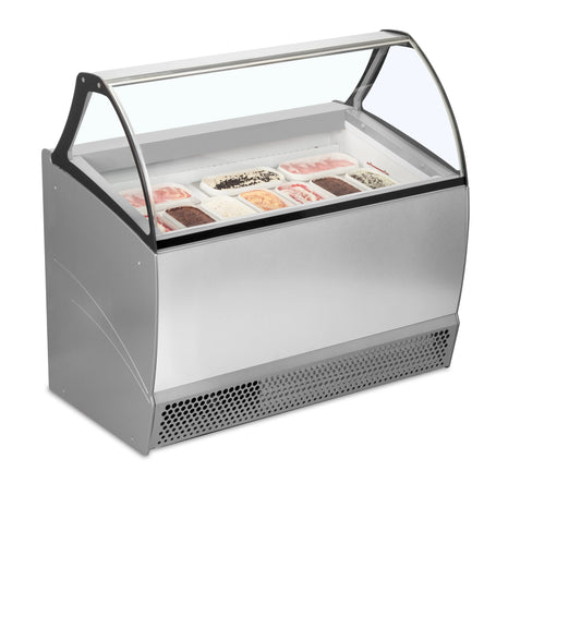 Vitrine ventilée pour glace en bac  BERMUDA RV10 Tefcold